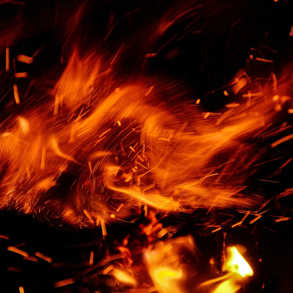 time lapse photography of fire